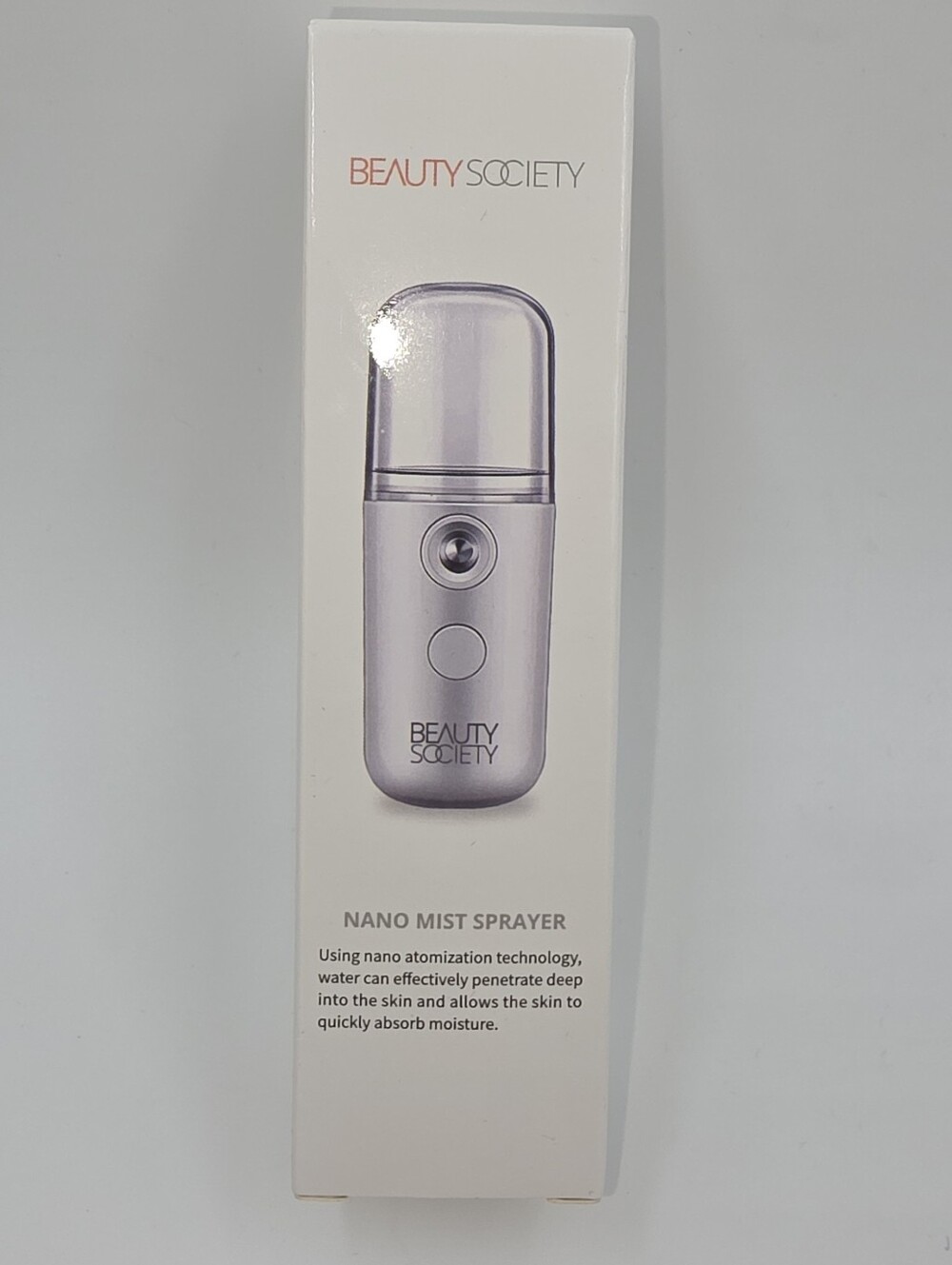 Beauty Society Nano Mist Sprayer - White